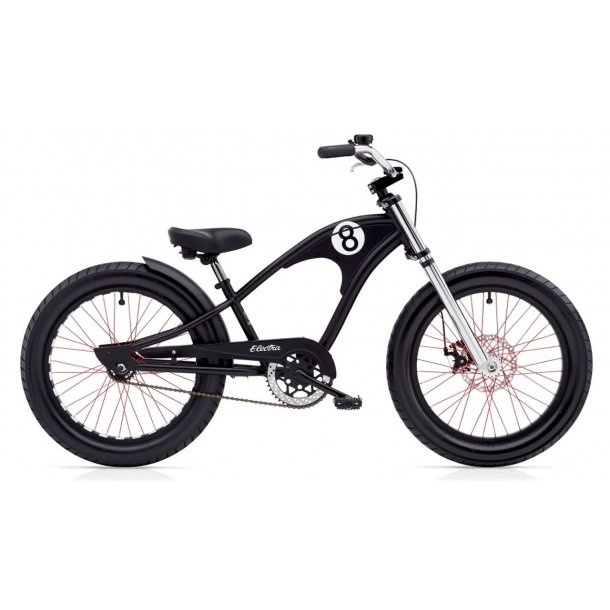 Electra Straight 8 Kids 1 Sort<BR> - 2016 20" Drenge b�rne cruiser 