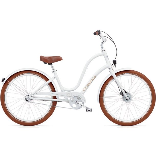 Electra Townie Balloon 3i Hvid<BR>- 2018 Dame citybike cykel 