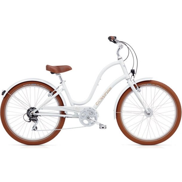 Electra Townie Balloon 8D Hvid<BR>- 2018 Dame sportscykel 
