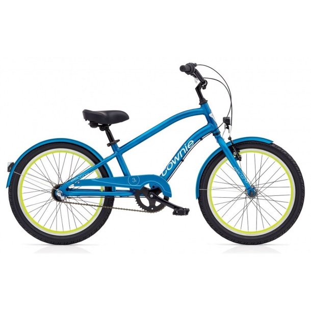 Electra Townie Kids 3i EQ Bl�<BR> - 2016 20" Drenge b�rne cruiser TILBUD