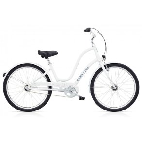 Electra Townie Original 3i Hvid<BR>- 2018 Dame citybike cykel