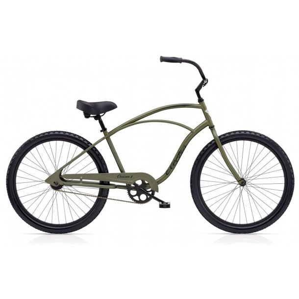 Electra Cruiser 1 Khaki<BR> - 2016 26" Herre single  cruiser TILBUD