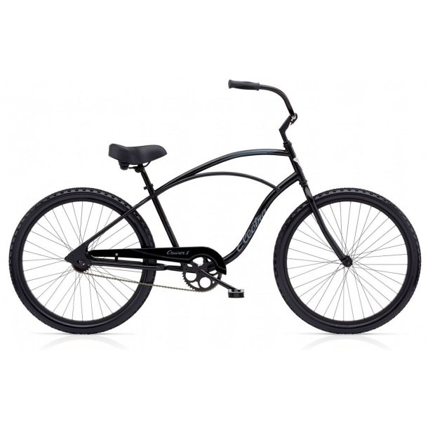 Electra Cruiser 1 Sort<BR> - 2016 24" Drenge b�rne  cruiser TILBUD