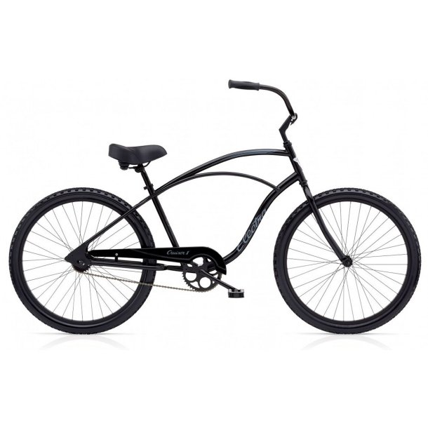 Electra Cruiser 1 Sort <BR>- 2018 26" Herre single  cruiser TILBUD
