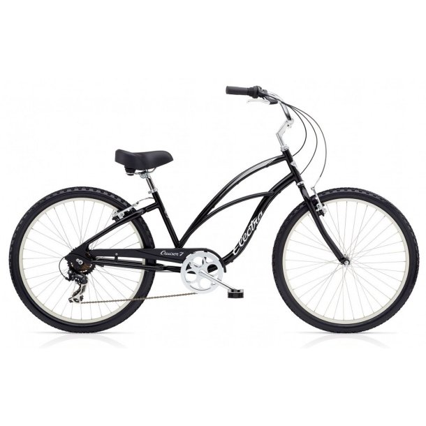 Electra Cruiser 7D Sort<BR> - 2017 26" Dame cruiser TILBUD