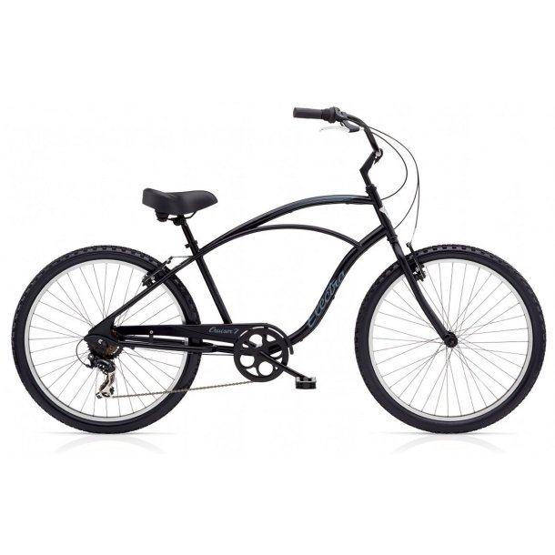 Electra Cruiser 7D Sort<BR> - 2017 26" Herre cruiser TILBUD