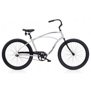 Electra Cruiser Lux 1 S�lv<BR> - 2017 Herre single cruiser
