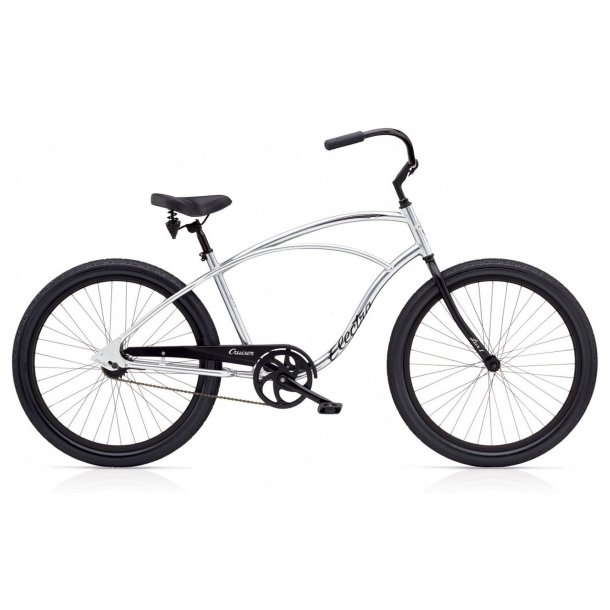Electra Cruiser Lux 1 S�lv<BR> - 2017 Herre single cruiser