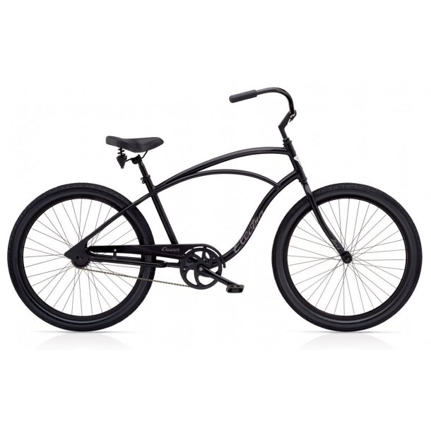 Electra Cruiser Lux 1 Sort<BR> - 2017 Herre single cruiser TILBUD