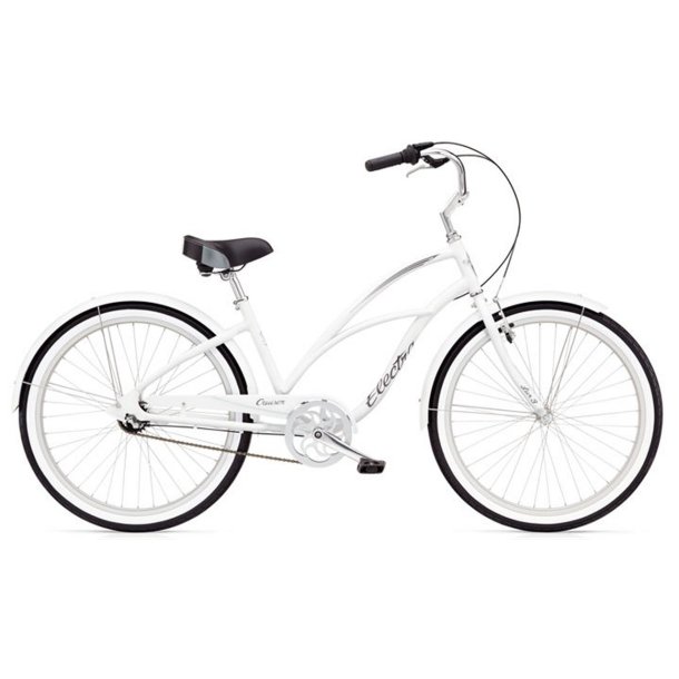Electra Cruiser Lux 3i Hvid <BR>- 2018 Dame cruiser cykel TILBUD