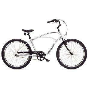 Electra Cruiser Lux 3i S�lv<BR> - 2017 Herre cruiser TILBUD