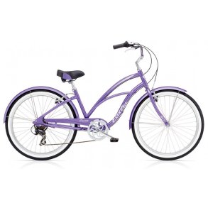 Electra Cruiser Lux 7D Lilla <BR>- 2018 Dame cruiser cykel TILBUD
