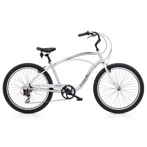 Electra Cruiser Lux 7D S�lv<BR> - 2016 Herre  cruiser TILBUD