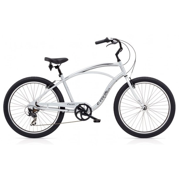Electra Cruiser Lux 7D S�lv<BR> - 2016 Herre  cruiser TILBUD