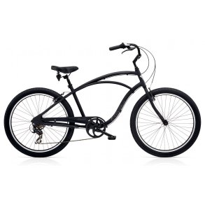Electra Cruiser Lux 7D Sort<BR> - 2016 Herre  cruiser TILBUD