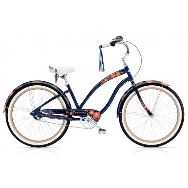 Electra Hanami 3i Bl�<BR> - 2016 26" Dame cruiser cykel SUPER-TILBUD