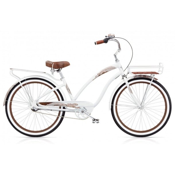 Electra Koa 3i Hvid<BR> - 2016 26" Dame cruiser 