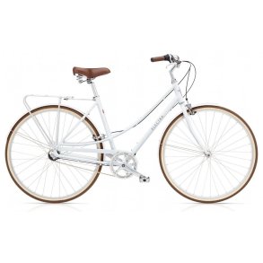 Electra Loft 3i Hvid<BR> - 2017 Dame citybike cykel TILBUD