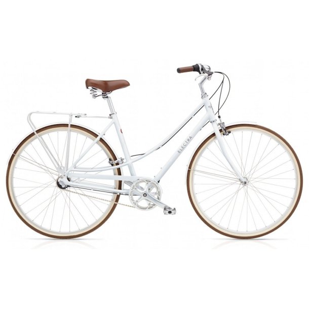 Electra Loft 3i Hvid<BR> - 2017 Dame citybike cykel TILBUD