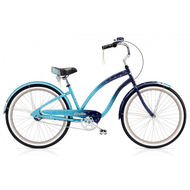 Electra Night Owl 3i Bl�<BR> - 2017 26" Dame cruiser TILBUD