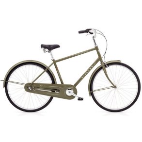 Electra Amsterdam Original 3i Olivengr�n<BR> - 2016 Herre citybike cykel TILBUD