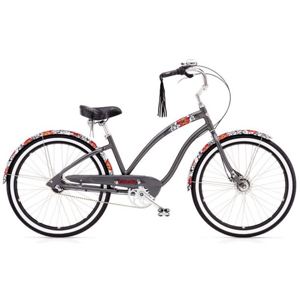 Electra Wild Flower 3i Gr�<BR> - 2017 26" Dame cruiser