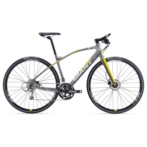 Giant FastRoad SLR 1 Gr� <BR>- 2015 sportscykel