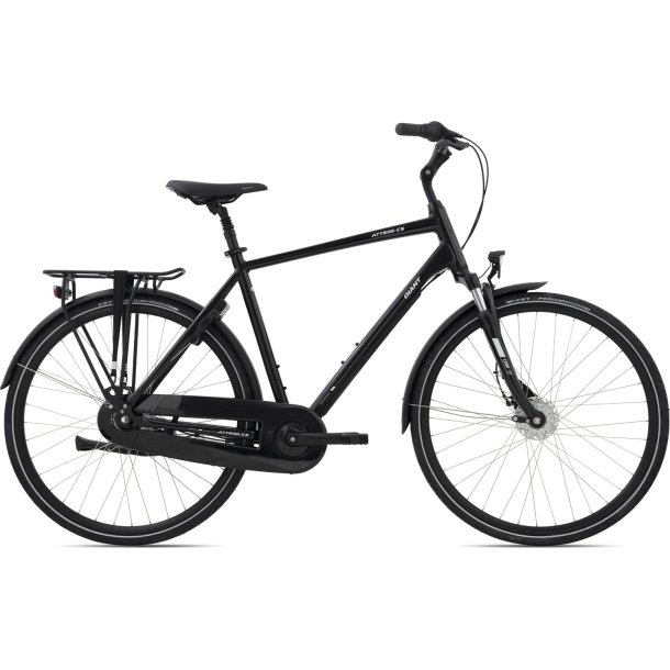 Giant Attend CS 1 Black <BR>- 2023 Herre citybike cykel TILBUD