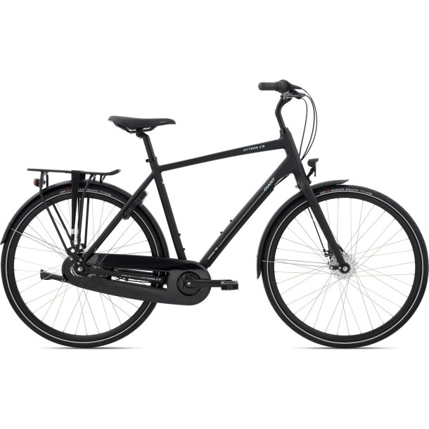 Giant Attend CS 2 Black <BR>- 2023 Herre citybike cykel TILBUD