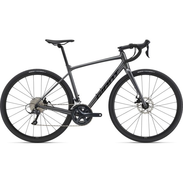 Giant Contend AR 3 Black Chrome <BR>- 2023 Aluminium racer LAGER-TILBUD