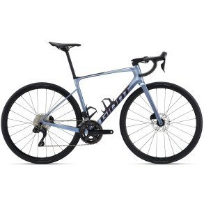 Giant Defy Advanced 1 Frost Silver <BR>- 2025 Carbon comfort racercykel