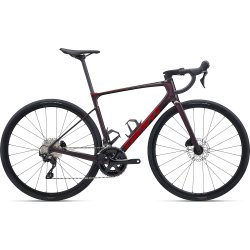 Giant Defy Advanced 2 Tiger Red <BR>- 2024 Carbon comfort racer TILBUD