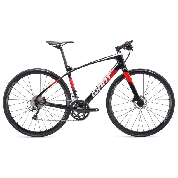 Giant FastRoad Advanced 2 <BR> - 2019 Carbon sportscykel TILBUD