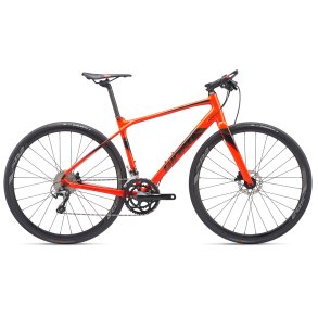 Giant FastRoad SL 1 NL R�d <BR>- 2019 Alu. herre sportscykel TILBUD