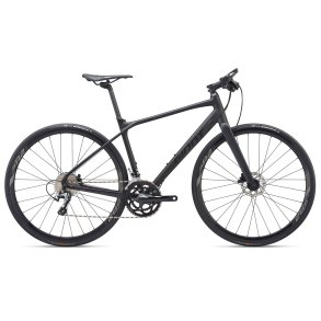 Giant FastRoad SL 1 Sort <BR>- 2019 Alu. herre sportscykel TILBUD