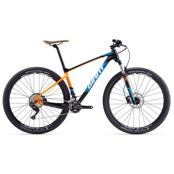 Giant XTC Advanced 29er 2 LTD <BR> - 2017 29" Carbon MTB cykel SUPER-TILBUD