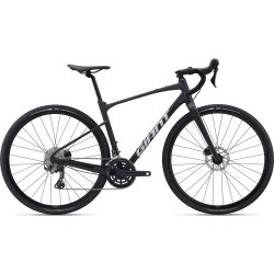Giant Revolt 0 Zwart Black <BR>- 2023 Alu. Gravel cykel LAGER-TILBUD