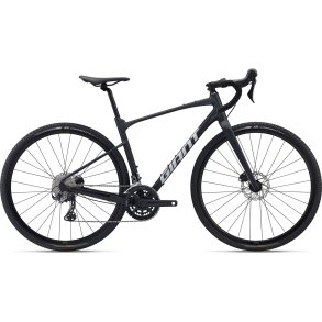 Giant Revolt 0 Zwart Black <BR>- 2023 Alu. Gravel cykel LAGER-TILBUD