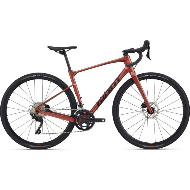 Giant Revolt Advanced 3 Terracotta <BR>- 2023 Carbon cross cykel LAGER-TILBUD