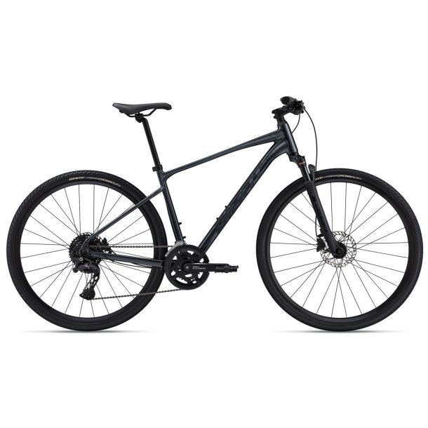 Giant Roam Disc 1 Black <BR>- 2024 Herre sportscykel SUPER-TILBUD