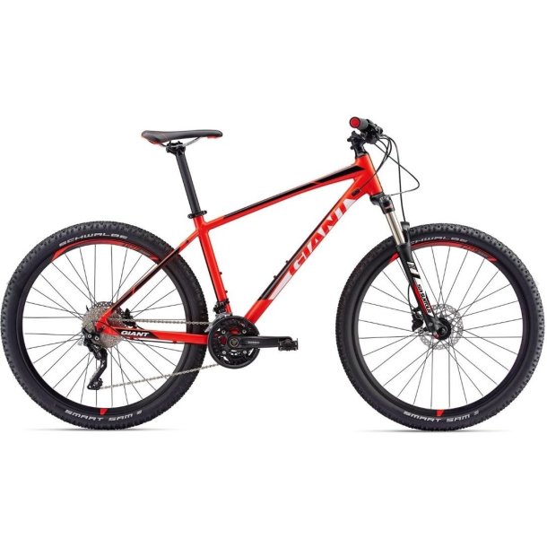 Giant Talon 1 GE R�d <BR>- 2018 27.5" MTB cykel SUPER-TILBUD