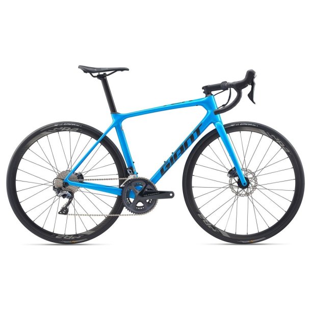 Giant TCR Advanced 1 Disc (KOM) <BR>- 2020 Carbon racercykel TILBUD