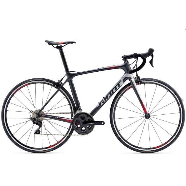 Giant TCR Advanced 2 Sort <BR>- 2019 Carbon racercykel TILBUD