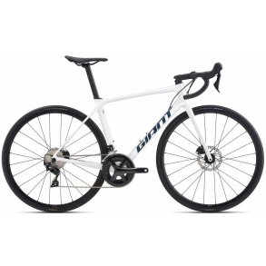 Giant TCR Advanced 2 Disc Hvid <BR>- 2021 Carbon racercykel