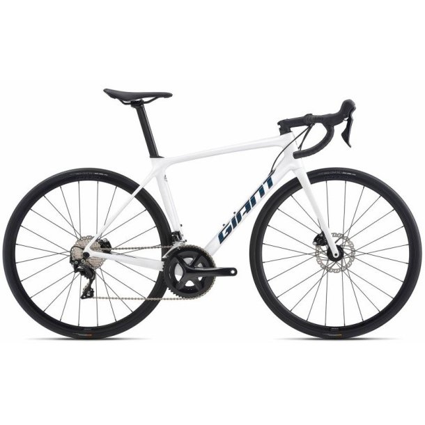 Giant TCR Advanced 2 Disc Hvid <BR>- 2021 Carbon racercykel