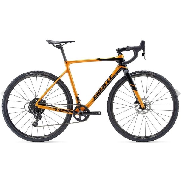 Giant TCX Advanced Orange <BR>- 2019 Carbon cross cykel TILBUD