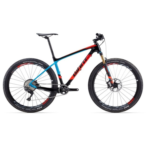 Giant XTC Advanced 1 <BR>- 2017 27.5" Carbon MTB cykel SUPER-TILBUD