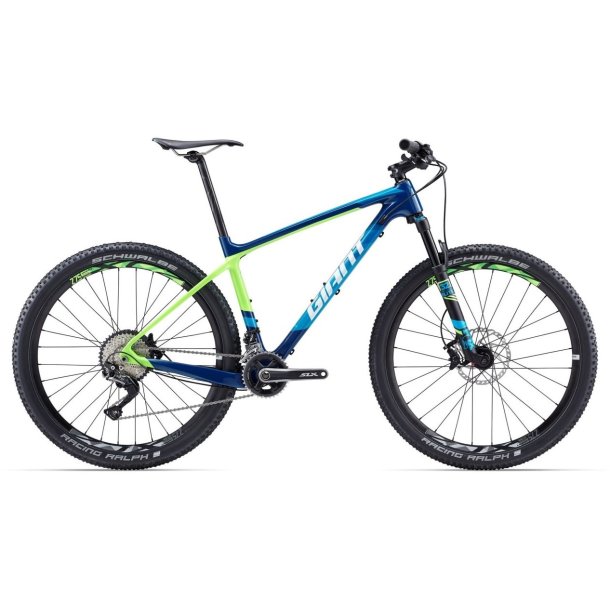 Giant XTC Advanced 2 <BR>- 2017 27.5" Carbon MTB cykel SUPER-TILBUD