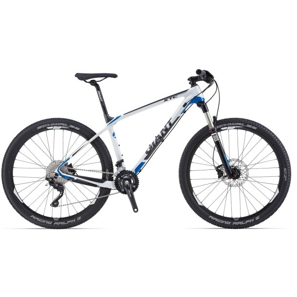 Giant XTC Advanced 4 Bl� <BR> - 2014 27.5" Carbon MTB SUPER-TILBUD