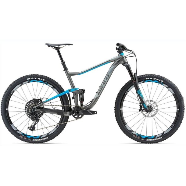 Giant Anthem 1 Gr� <BR>- 2018 27.5" Fully MTB cykel SUPER-TILBUD